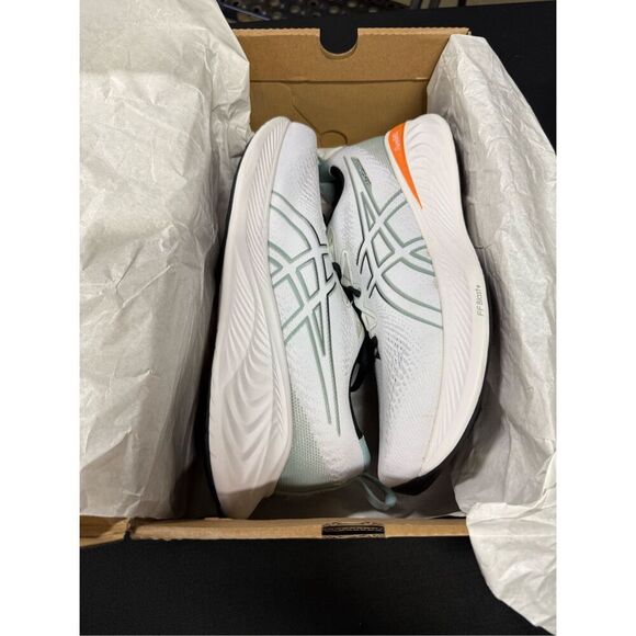 New Asics Gel Cumulus 25 White Black Running Shoes Sneakers 11.5